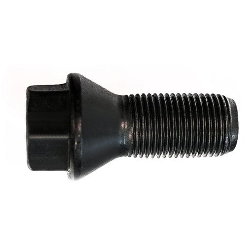 H&R Replacement Wheel Bolt Set - 25mm M14x1.25, 60° seat, Black, 17mm hex